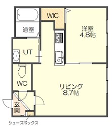 オリエントコート二十四軒の物件間取画像